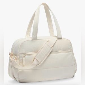 NWT Gym Bag for Women, Travel Duffle Bags with Wet Pocket Beige